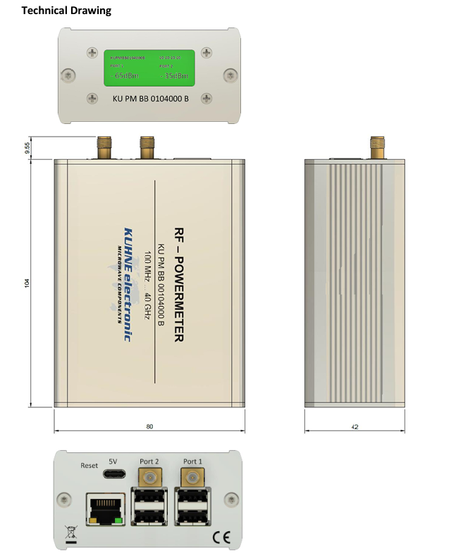 KU PM BB 0104000 B射頻功率計(jì)