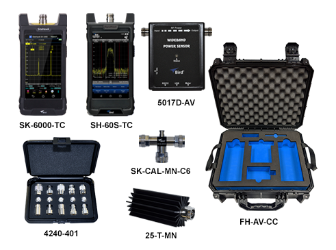 Bird微波頻譜和電纜和天線分析儀套件